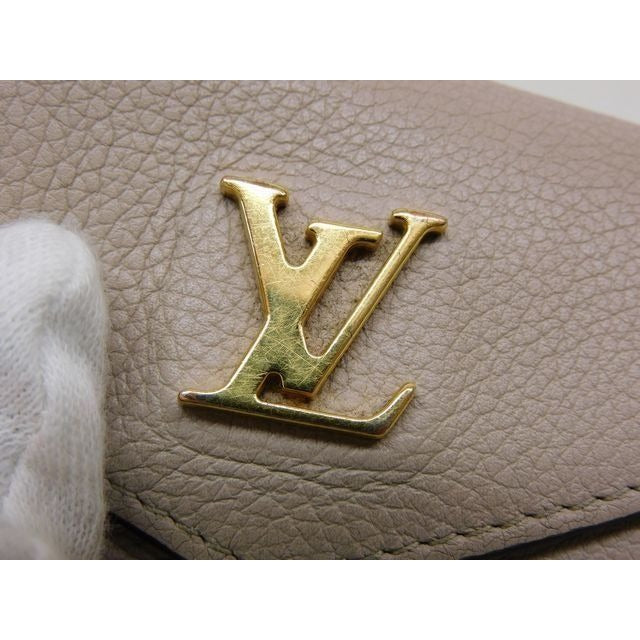 Louis Vuitton No 1 Portefeuille Lock Mini Trifold Wallet Grey Je — view 4