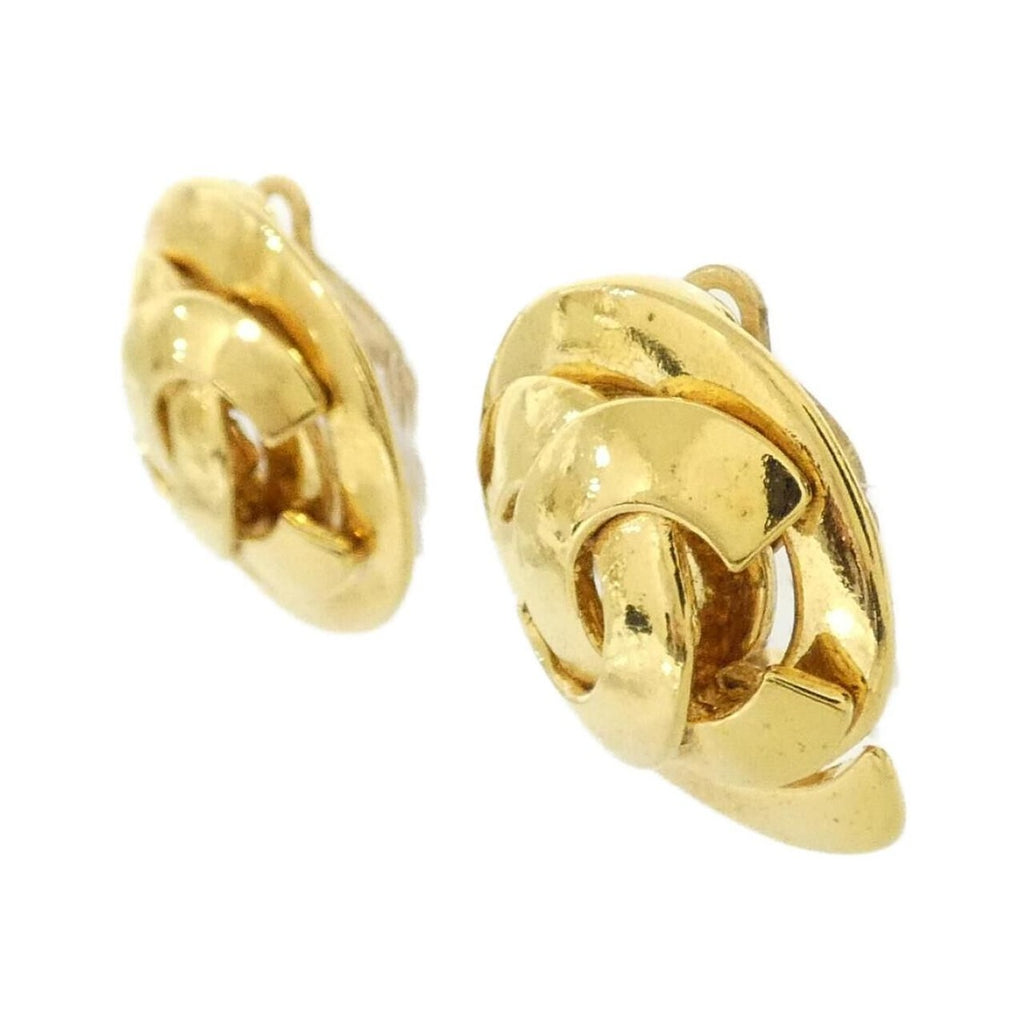Chanel Vintage Earrings Gold — view 2