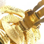 Chanel Vintage Earrings Gold — view 9