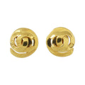 Chanel Vintage Earrings Gold