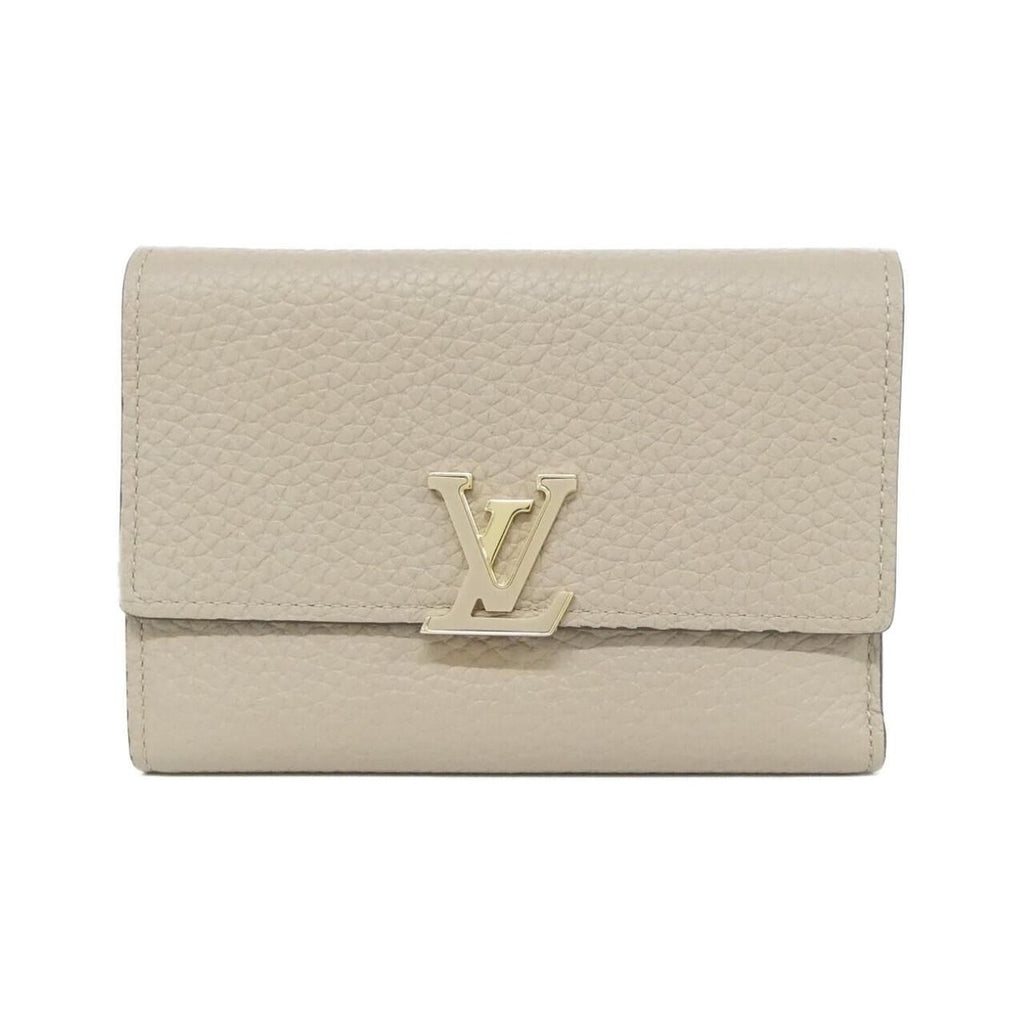 Louis Vuitton Portefeuille Capucines Compact Wallet Galet