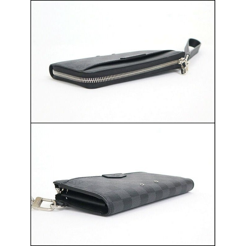 Louis Vuitton Zippy Dragonne Wallet Damier Graphite — view 3