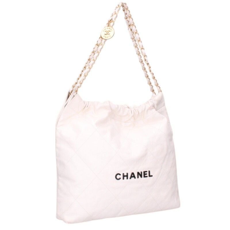 Chanel 22 Shiny Calf Chain Shoulder Bag