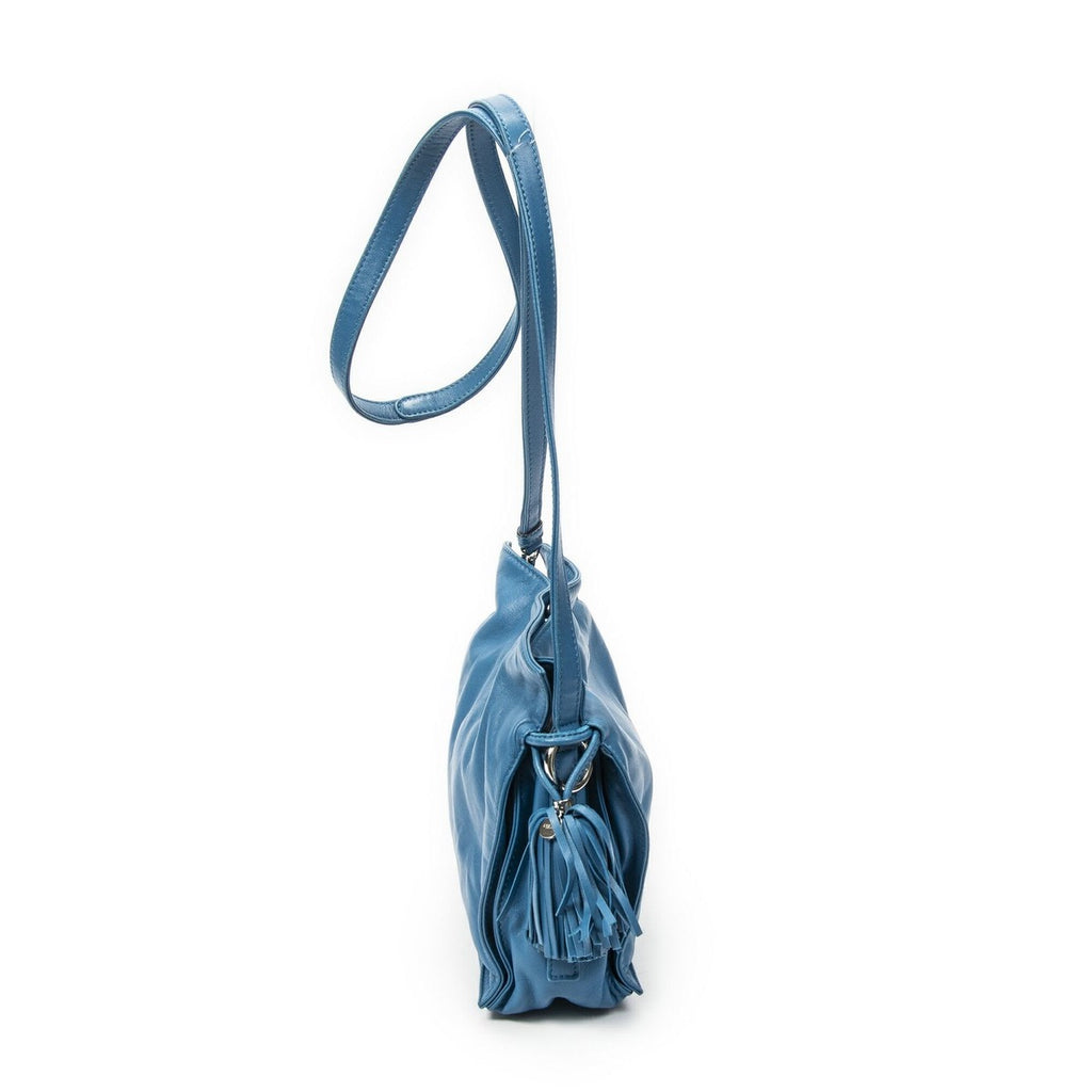 Loewe Small Tassel Flamenco Tea Luka Lambskin Leather Shoulder Bag — view 3