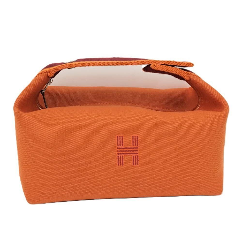 Hermes Bride-a-Brac PM Pouch Canvas Orange