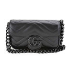 Gucci Shoulder Bag GG Marmont Black