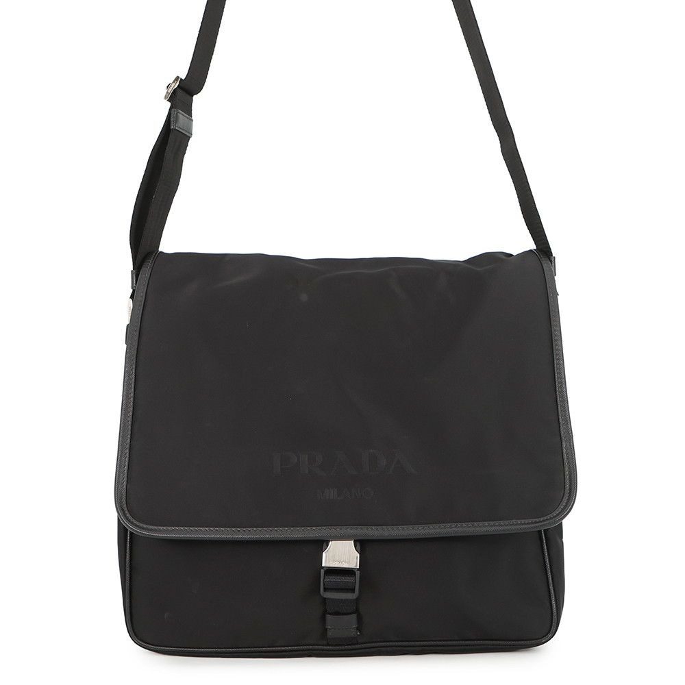 Prada Shoulder Bag Nylon Black