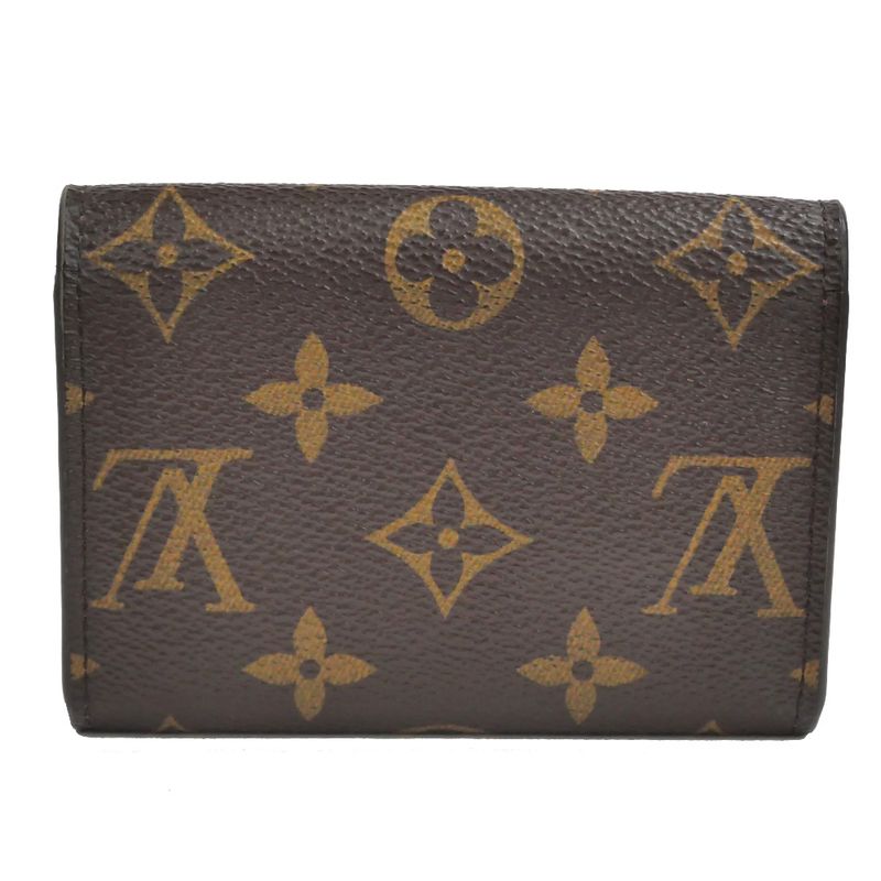 Louis Vuitton Porte Monnaie Rosalie Fuchsia Bifold Wallet Coin Case — view 3
