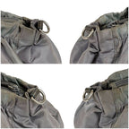 Prada 2-Way Shoulder Bag Mini Tote Ribbon Tessuto Nylon Light Gray — view 5