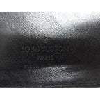 Louis Vuitton Cuir Bequia Portefeuille Noir Black Leather Wallet — view 6
