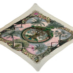 Hermes Scarf Pleats 100% Silk Aloha White — view 3