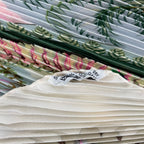 Hermes Scarf Pleats 100% Silk Aloha White — view 5