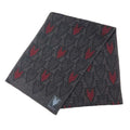 Louis Vuitton Scarf Echarpe Triple V Wool Grey and Bordeaux