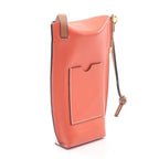 Loewe Shoulder Bag Gate Pocket Pink Orange Brown Leather — view 2