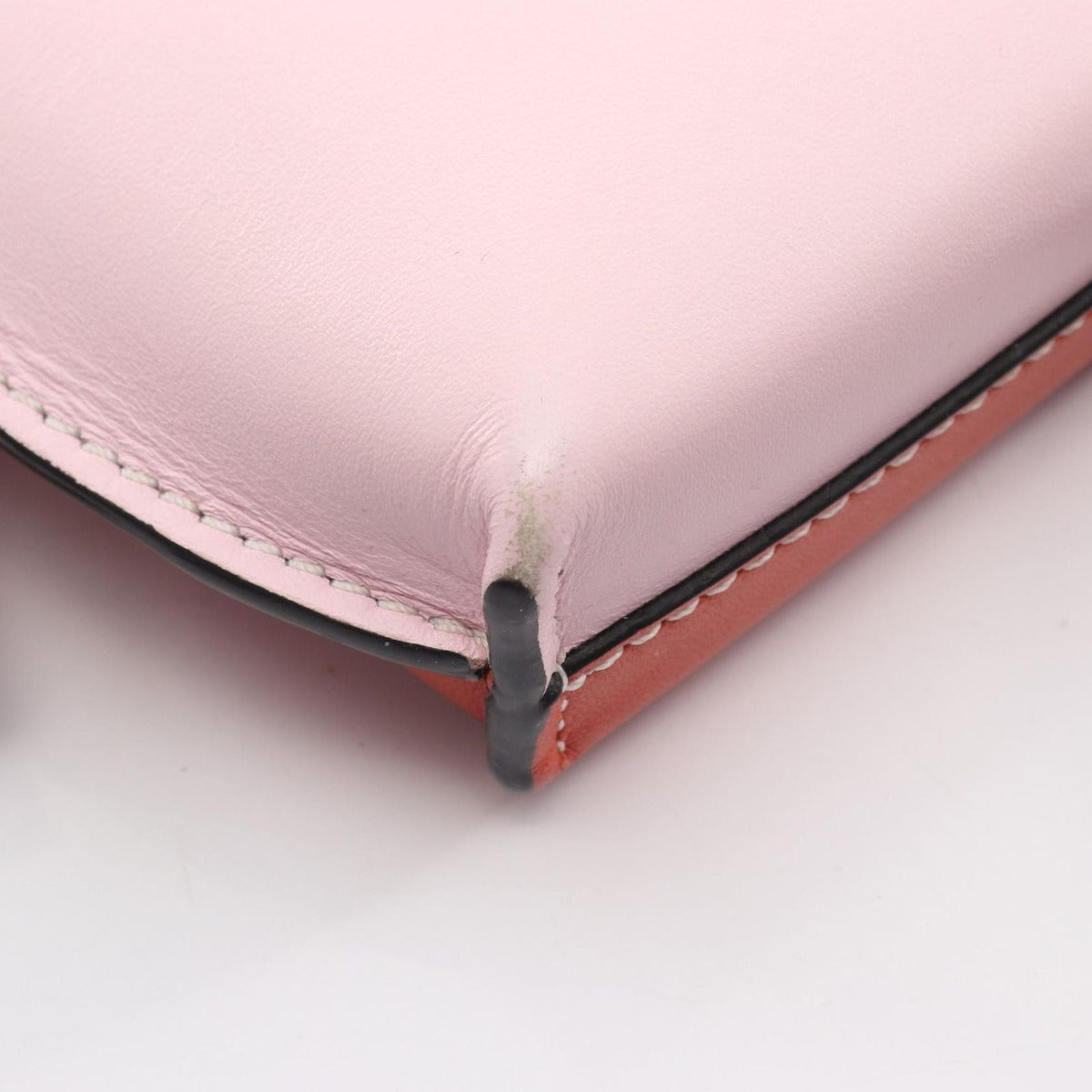 Loewe Shoulder Bag Gate Pocket Pink Orange Brown Leather — view 5