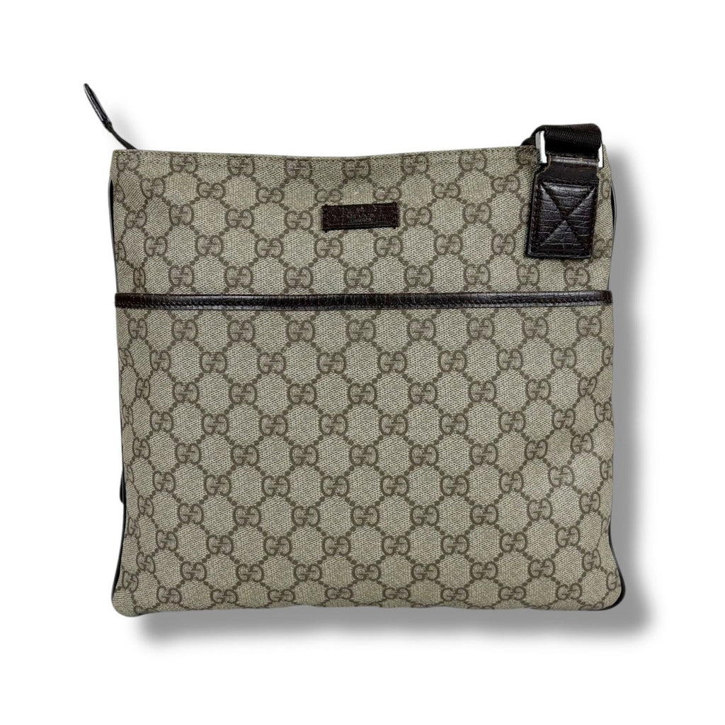 Gucci Crossbody Bag Shoulder GG Supreme Brown — view 3