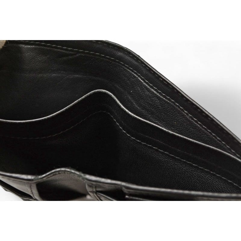 Bottega Veneta Wallet Fold Intrecciato Black — view 5