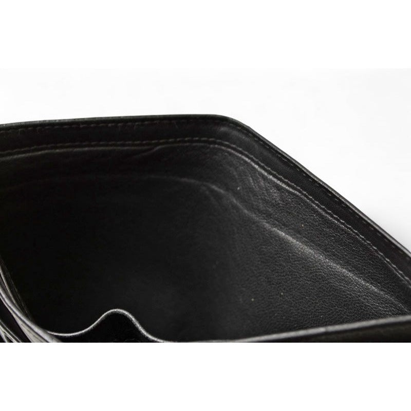 Bottega Veneta Wallet Fold Intrecciato Black — view 6