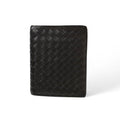 Bottega Veneta Wallet Fold Intrecciato Black