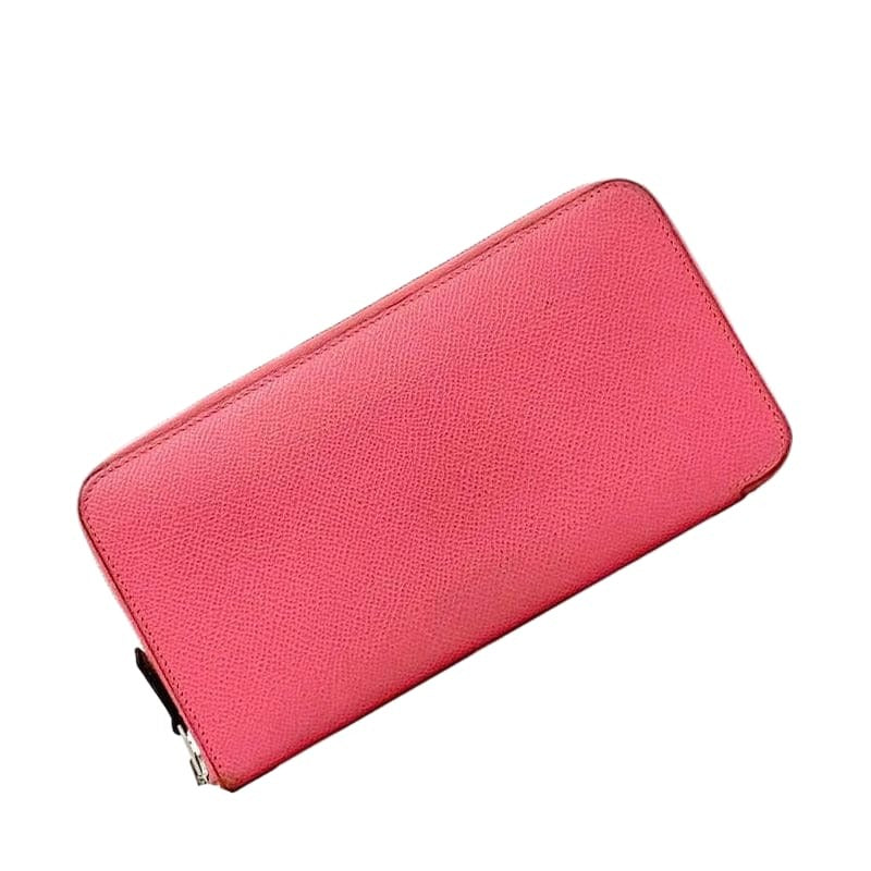 Hermes Round Zipper Long Wallet Azap Silk Quinn