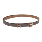 Hermes Pop H 15 Belt Vaux Epson Etoupe Brown Pink Gold Hardware — view 2
