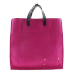 Saint Laurent Felt and Leather Pink Tote Bag