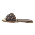 Bottega Veneta Intrecciato Leather Slides Padded Sandals Quilted Shoes