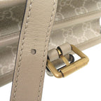 Gucci Interlocking G GG Supreme Canvas Beige Shoulder Bag 1188 — view 8