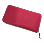 Hermes Azap Classic Leather Long Wallet Pink