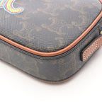 Celine Shoulder Bag Cuill Triomphe Mini Black Brown — view 5