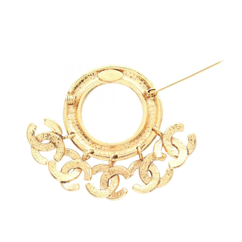 Chanel Brooch CC Logo — view 2