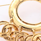 Chanel Brooch CC Logo — view 5