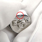 Hermes Collier de Chien Scarf Ring Silver Color Small Accessories — view 8