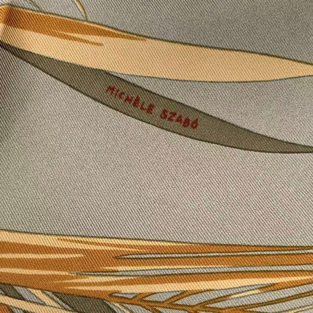 Hermes Scarf Carre 90 Silk Turbans Des Reines Princess Turban Flower Leaves — view 8