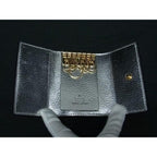 Gucci GG Marmont Supreme 6 Key Case Grey Silver Key Holder — view 3