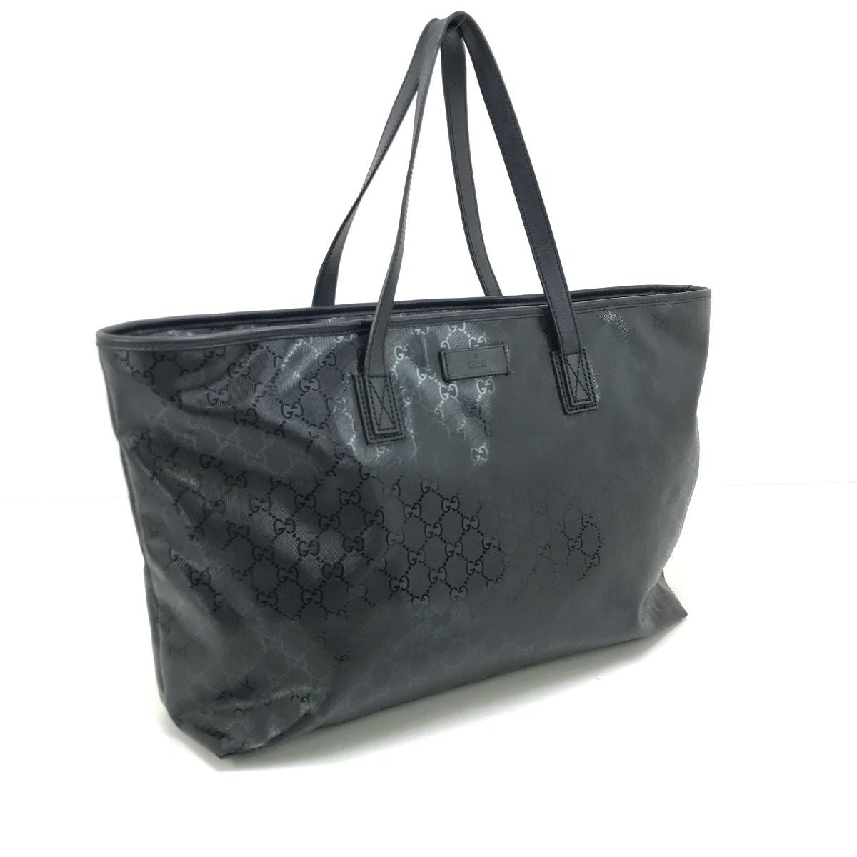 Gucci Tote Bag with Stains Inside Black