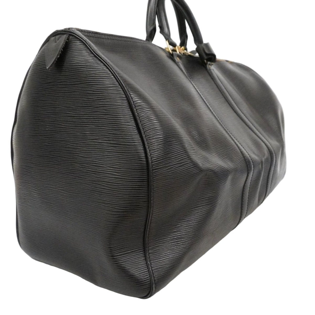 Louis Vuitton Boston Bag Epi Keepall 55 Noir — view 2