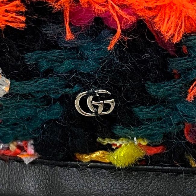 Gucci Beret Green Red Black GG Marmont — view 7
