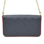 Louis Vuitton Chain Wallet Crossbody Bag Monogram Empreinte Pochette — view 3