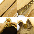 Chanel Shoulder Bag Quilted Caviar Leather Beige Gold Hardware 2 nd — view 5
