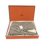 Hermes Baby Kids Scarf And Gloves Set M-03 Cashmere Beige New — view 2