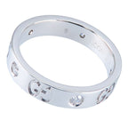 Gucci Icon Ring White Gold 18K Diamond GG — view 4