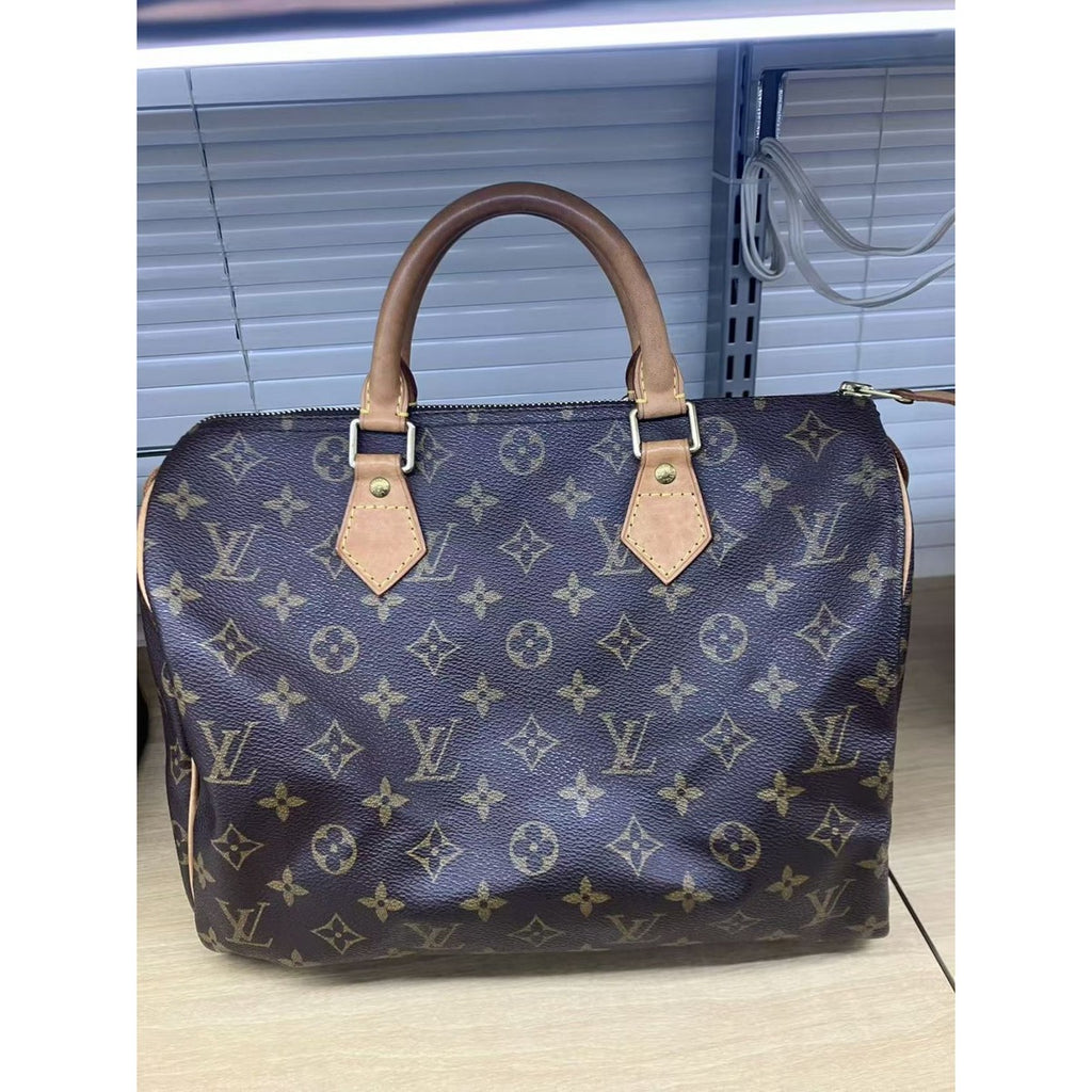 Louis Vuitton Monogram Speedy 30 Handbag Ed Brown