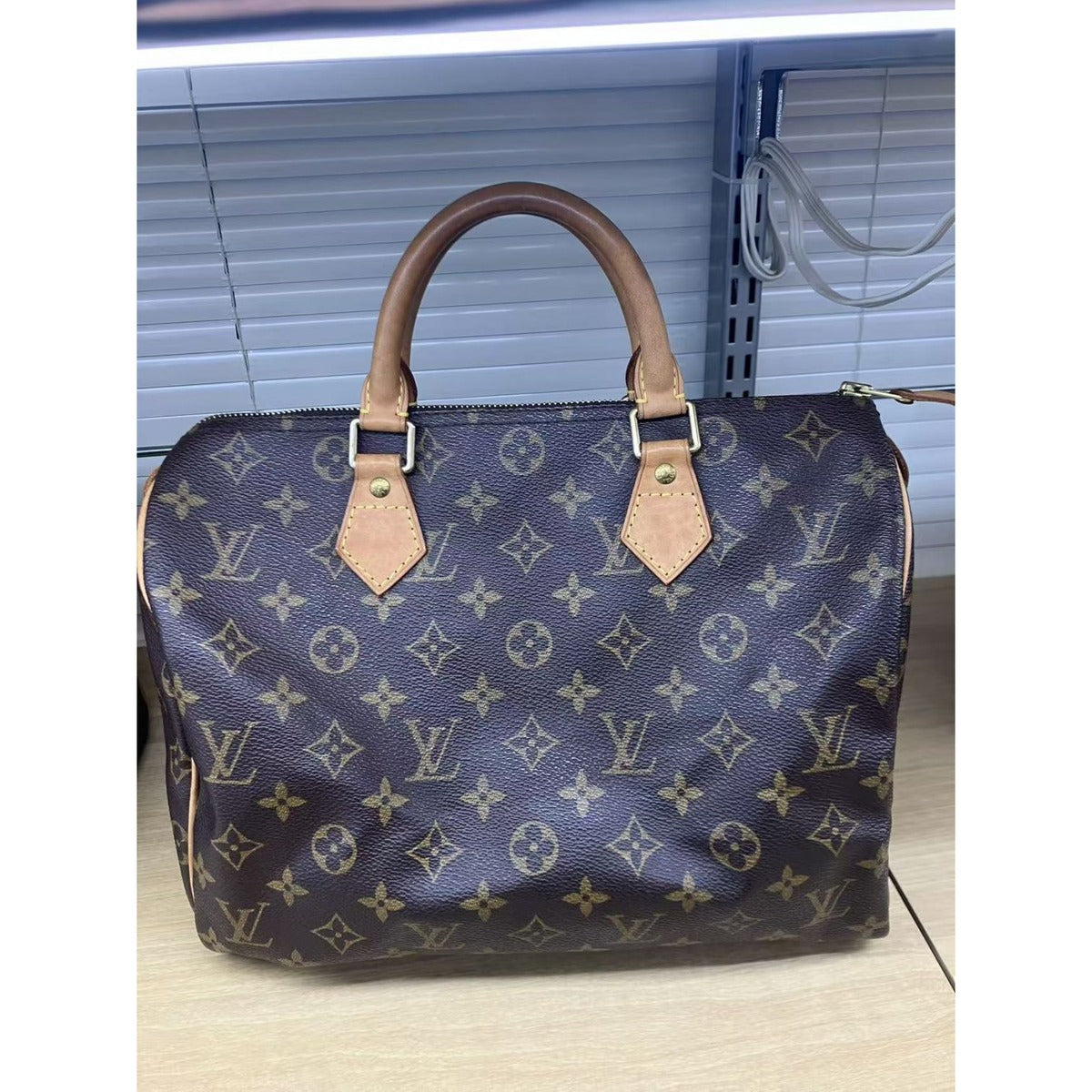 Louis Vuitton Monogram Speedy 30 Handbag Ed Brown