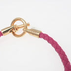 Hermes Grennan Bracelet Rose Mexico Gold Hardware Bangle Accessories — view 6