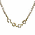 Chanel Necklace Accessories 40 cm GP Faux Pearl