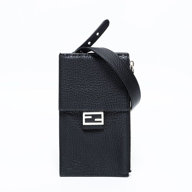 Fendi Shoulder Bag Leather Mamma Bucket Phone Case
