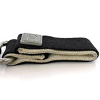Chanel Key Ring Black Gray Silver — view 8