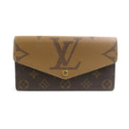 Louis Vuitton Long Wallet Monogram Reverse Portefeuille Sarah