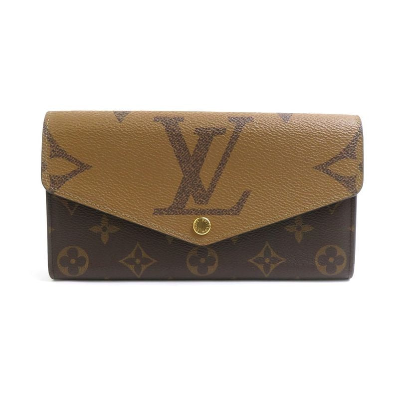 Louis Vuitton Long Wallet Monogram Reverse Portefeuille Sarah